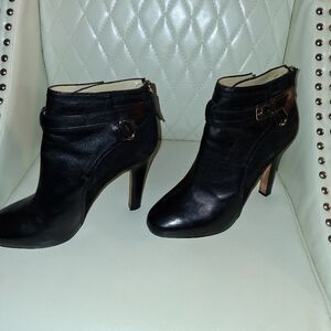 Diane Von Furstenberg Black Ankle Booties